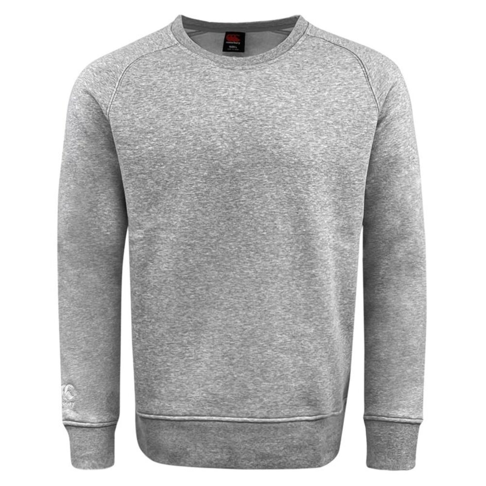 Canterbury Mens Club Crew Neck Sweatshirt / Classic Marl